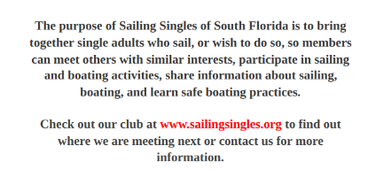  Company Logo by Sailing Singles of S. Florida in Fort Lauderdale FL